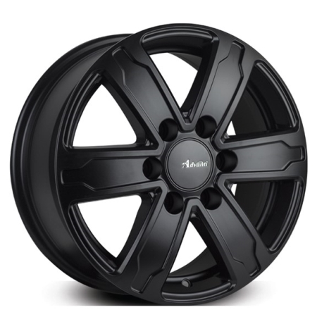 16X7 ADVANTI 6X130 45 0000 TUNGSTEN MATT BLACK