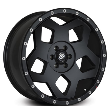 20X9 ADVANTI 6X114.3 30 0000 BARRETT BLACK DIMPLE MILLING