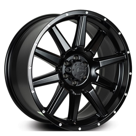 20X9 MAMBA 6X114.3 12 M15 MATT BLACK MILLED