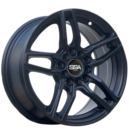 15X7 SSA 5X100/114.3 35 0000 COBER MATTE BLACK