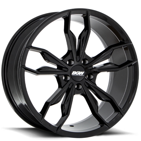 19X8.5 BGW 5X100 35 0000 CINDER GLOSS BLACK