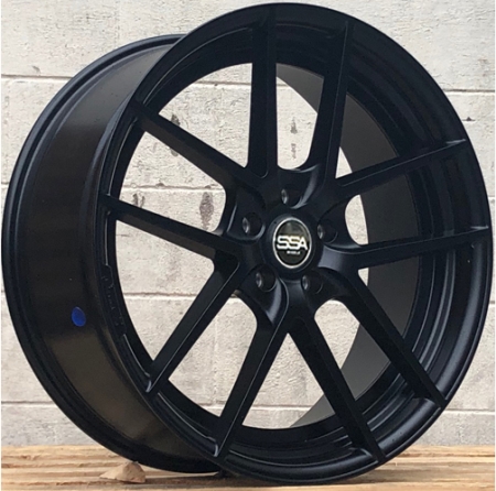 22X9 SSA 5X120 40 72.6 MONACO SATIN BLACK