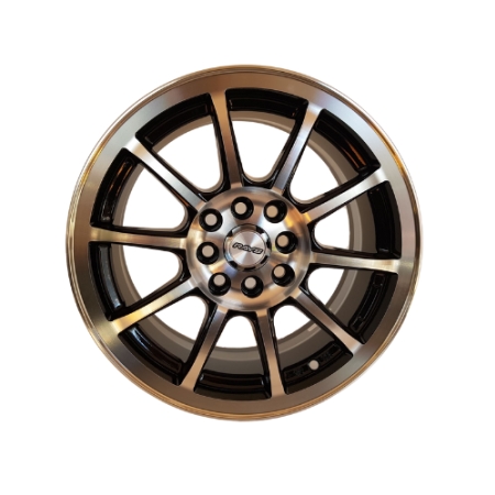 15X7 BLACK MACHINE FACE PCD 4X100/114.3 ET 35 CB 73.1