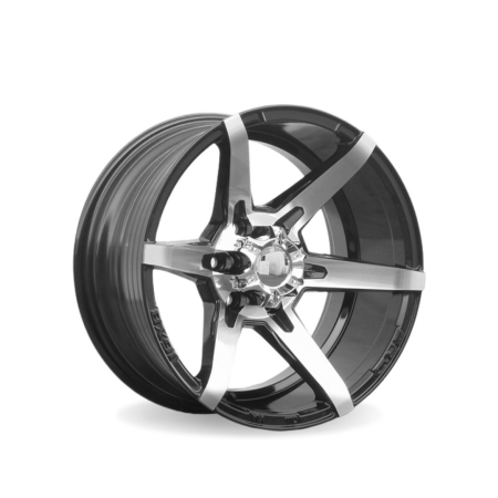16X8.5 SSA 6X114.3 -10 66.1 SHIELD BLACK W MACHINED FACE