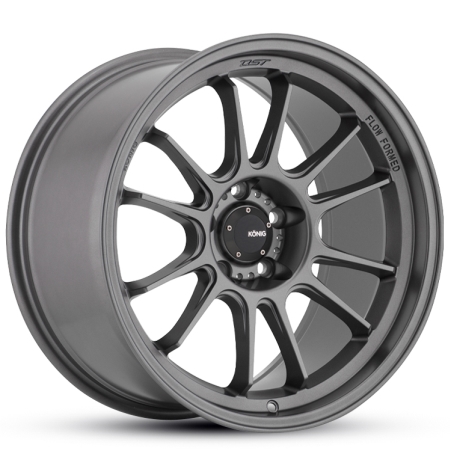 18X9.5 KONIG 5X114.3 ET25 HYPERGRAM MATTE GREY