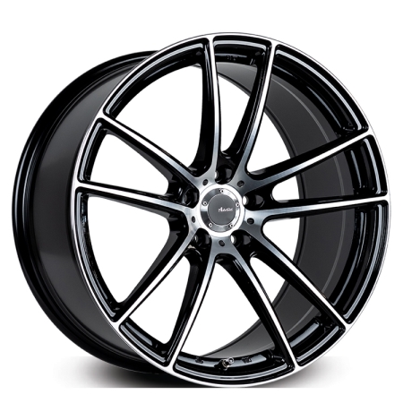 20X8.5 ADVANTI 5X120 45 N931 GLOSS BLACK