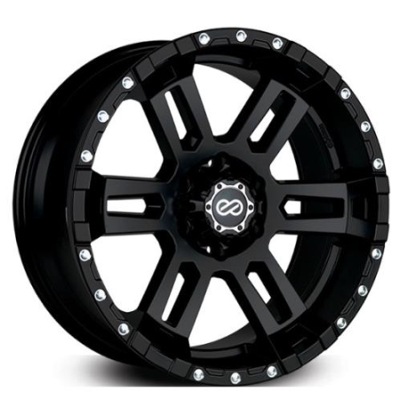 17X8 BGW 6X139.7 20 VADER MATT BLACK W MF & DARK TINT