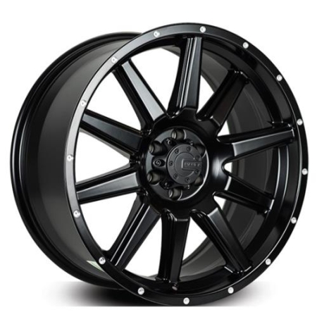 20X8.5 BGW 6X139.7 30 TRADER SATIN BLACK W MF