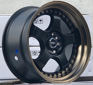 17X10 SSA 9X114.3 13 73.1 FURY1 MATTE BLACK BRONZE LIP