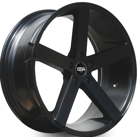22X9 SSA 5X114.3 35 74.1 RAGE SATIN BLACK