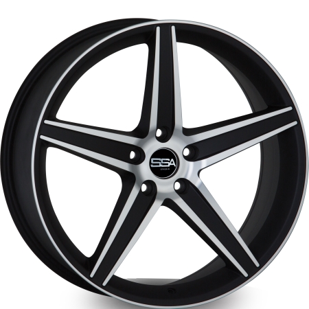 20X8.5 SSA 5X114.3 35 73.1 MANTA BLACK W MACHINE FACE