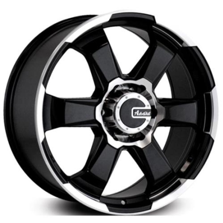 20X8.5 SSA 5X114.3 35 73.1 TARGET BLACK MACHINE FACE