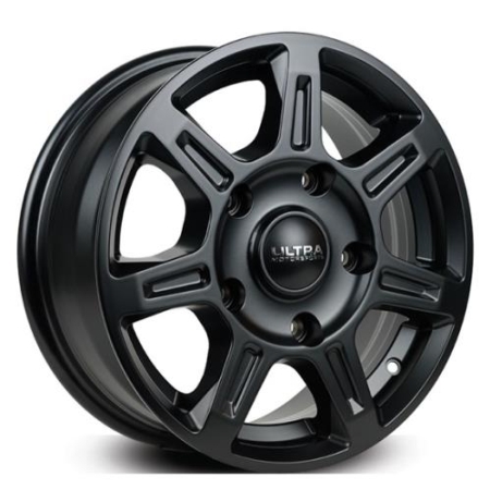 19X9.5 5X114.3 34 67.1 BLACK VACUUM CHROME