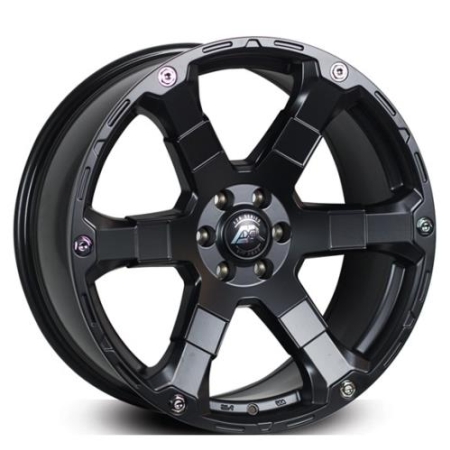 17X7.5 6X139.7 46 MAK STONE6 GLOSS BLACK W MF