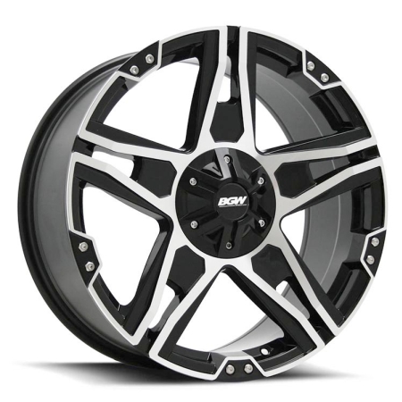 17X8 BGW 5X114.3 30 TUFF GLOSS BLACK W MF
