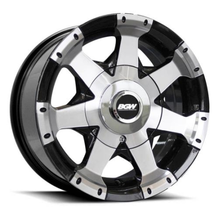 17X7.5 BGW 5X160 52 MAK STONE5 GLOSS BLACK W MF