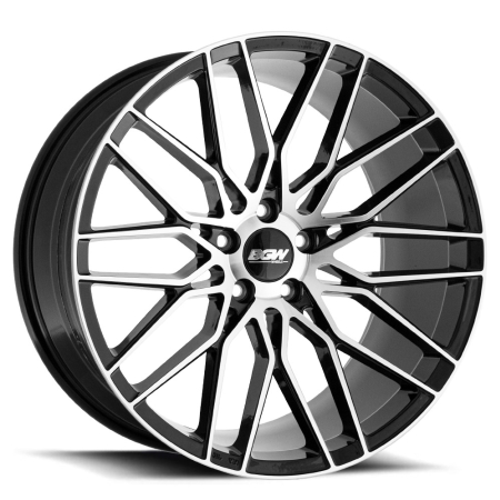 19X8.5 BGW 5X112 20 MATADOR GLOSS BLACK W MF