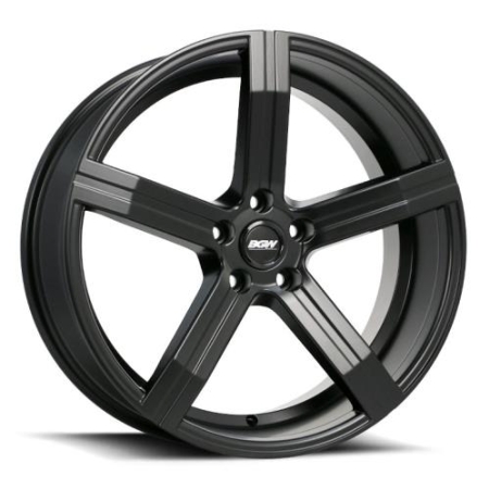 20X9 BGW 5X114.3 38 CARTEL GLOSS BLACK W TINTED MILLED SPOKS