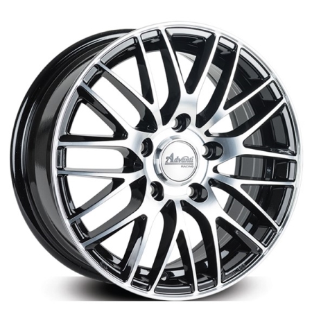 15X6.5 ADVANTI 5X114.3 45 HYSTERIA GLOSS BLACK