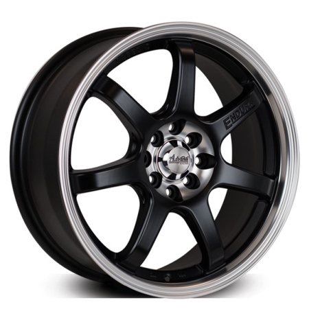 17X7 ADVANTI 4X100/114.3 40 SPEED SATIN BLACK