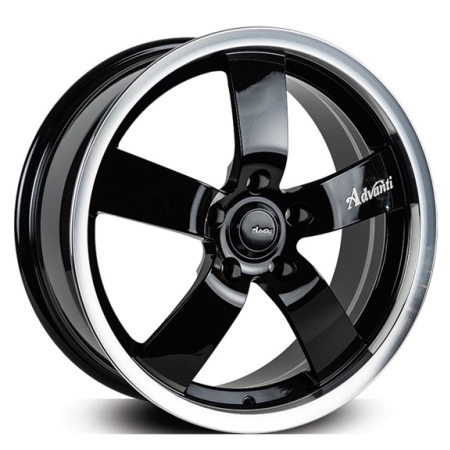 17X7.5 ADVANTI 5X114.3/115 40 PLASMA GLOSS BLACK