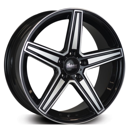 20X8.5 ADVANTI 5X120 45 DORTMUND GLOSS BLACK