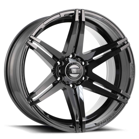20X9.5 BGW 6X114.3 10 TEMPEST GLOSS BLACK