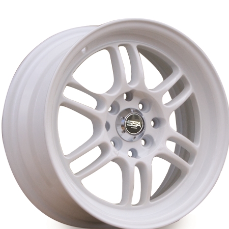 15X6.5 SSA 8X100/114.3 35 73.1 RACER WHITE