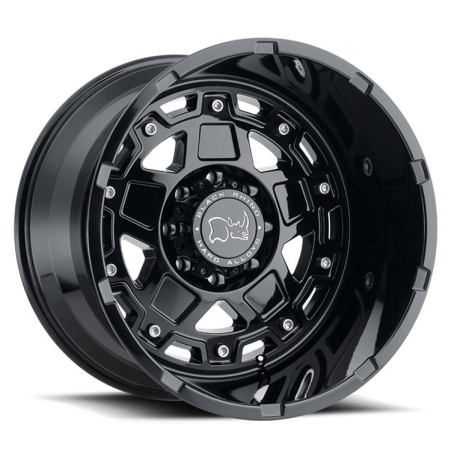 18X9.5 BLACK RHINO 6X139.7 6 COMBAT GLOSS BLACK