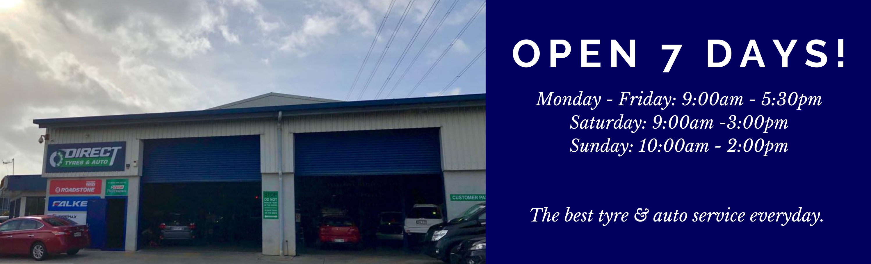 Direct Tyres & Auto Tyre & Automotive Services East Tamaki